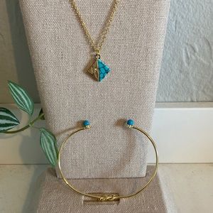 New Turquoise Set Necklace and Bracelet #47